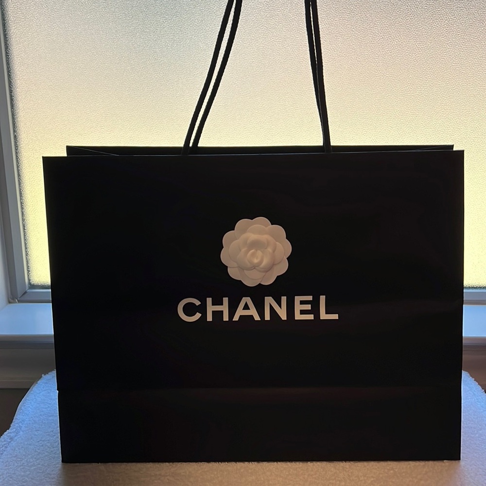 Authentic Chanel paper bag with Camilla